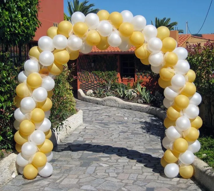 Premium full balloon arch setup
